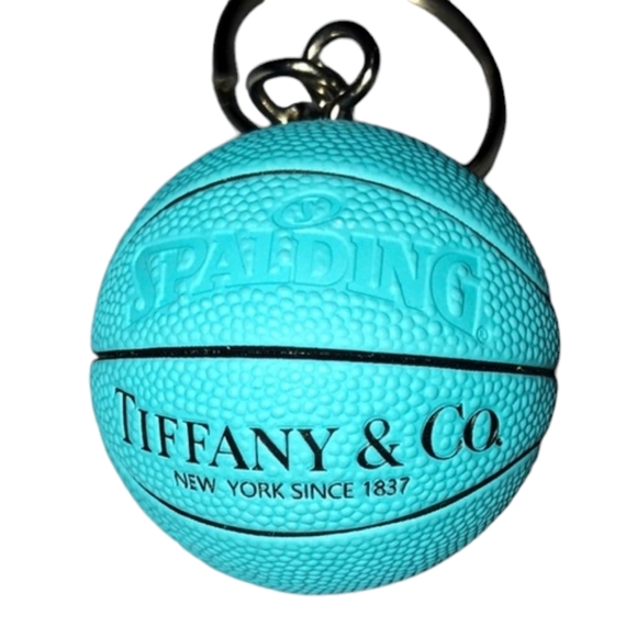Tiffany & Co. Accessories - New Tiffany & Co. Spalding with COA Tiffany Blue Basketball Keychain
